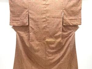 大正ロマン　花唐草模様織り出し着物